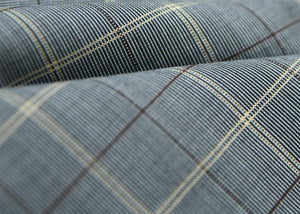 Draper Sand And Grey Plaid Suit