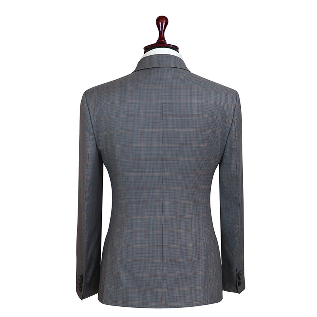 Grazia English Grey Plaid Suit