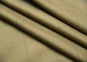 Inoa Tan Brown Plaid Suit