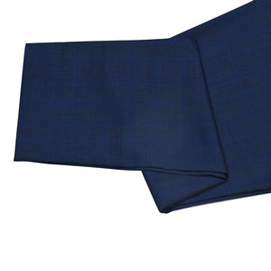 Regent Worsted Blue Plaid Suit